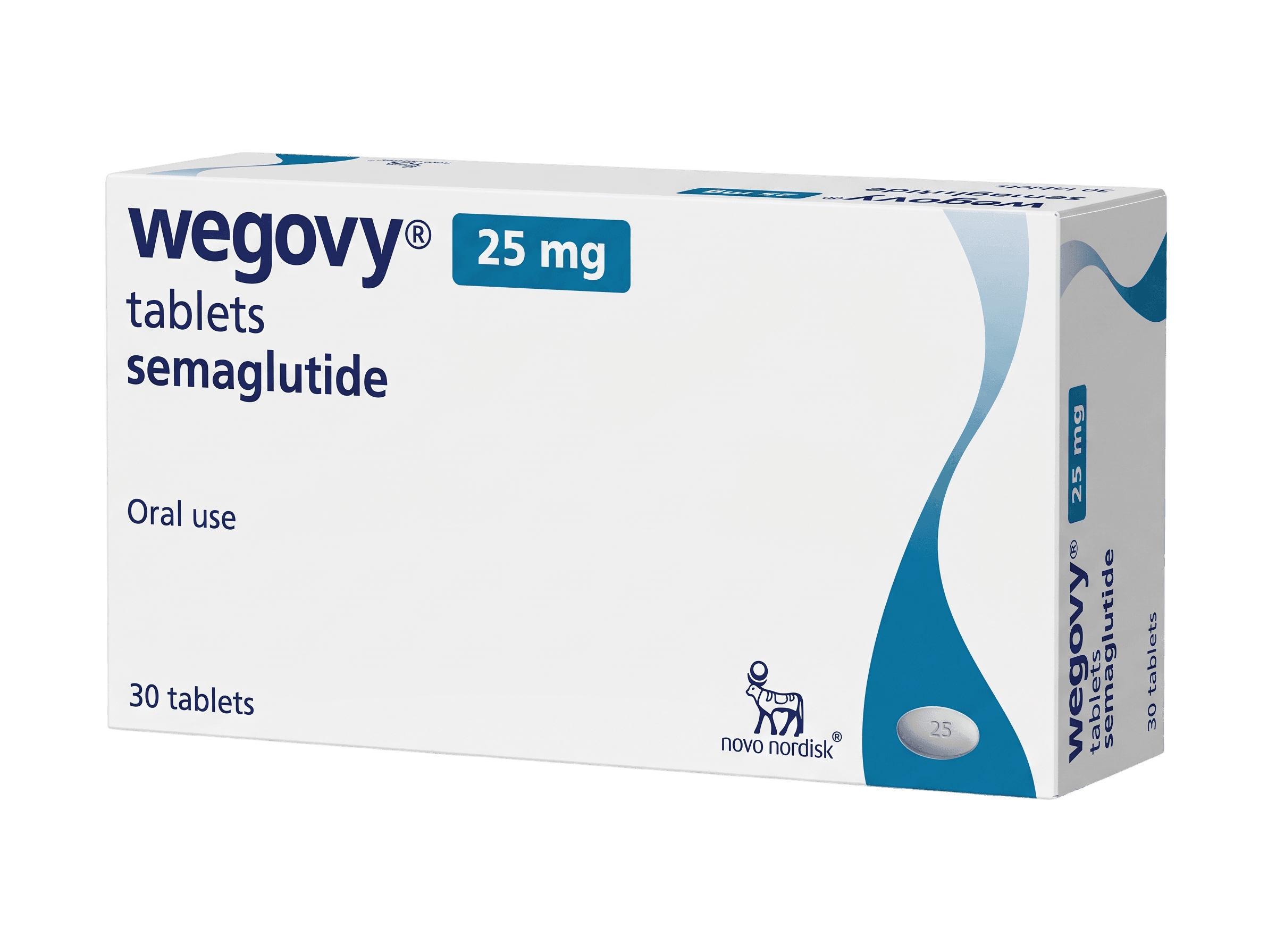 Wegovy 25mg oral semaglutide tablet pack