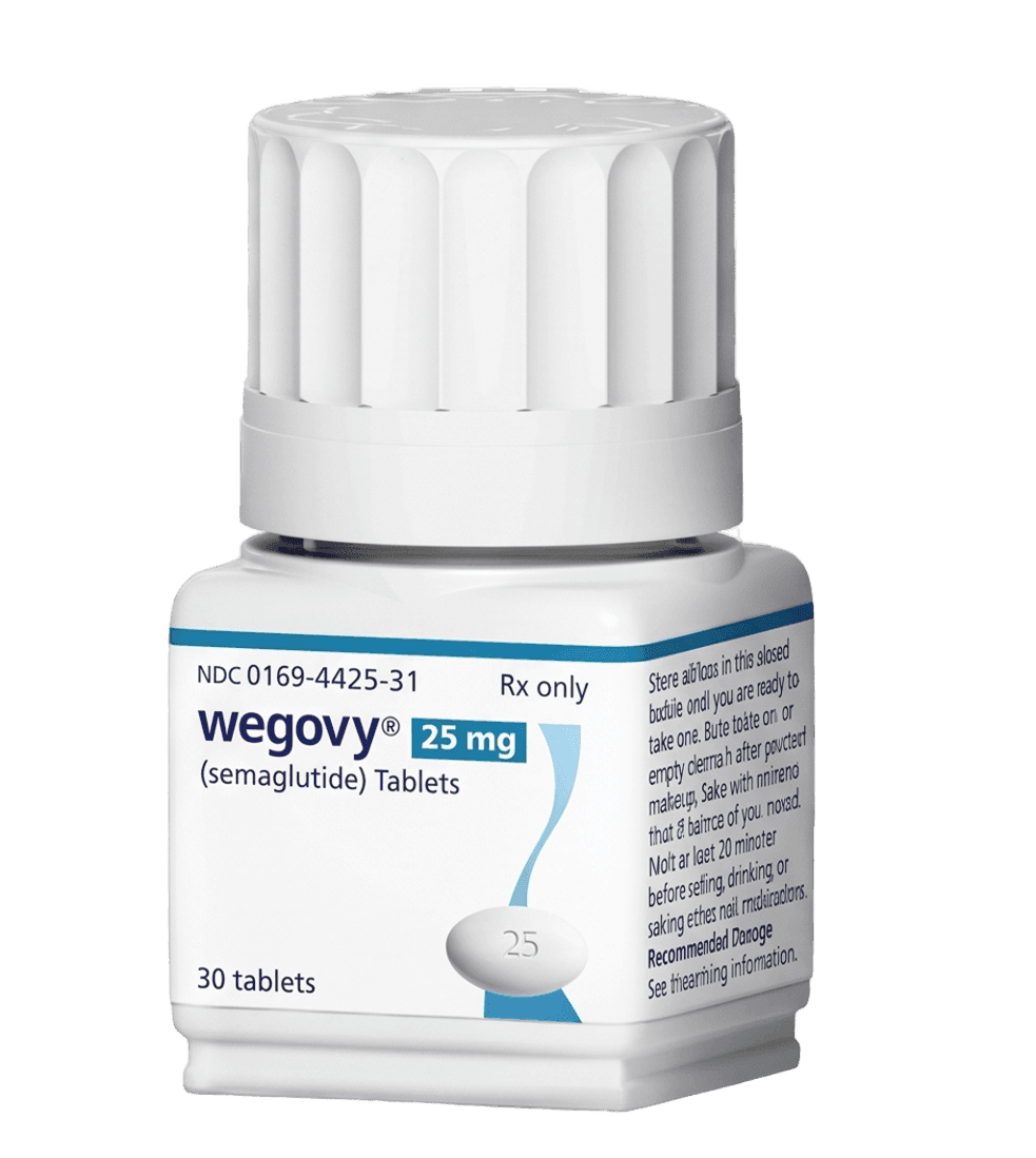 Wegovy 25mg oral semaglutide tablet pack