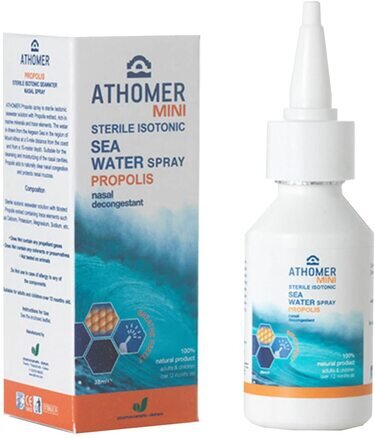 ATHOMER seawater nasal spray mini propolis 35ml