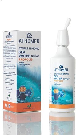ATHOMER seawater nasal spray propolis 150ml