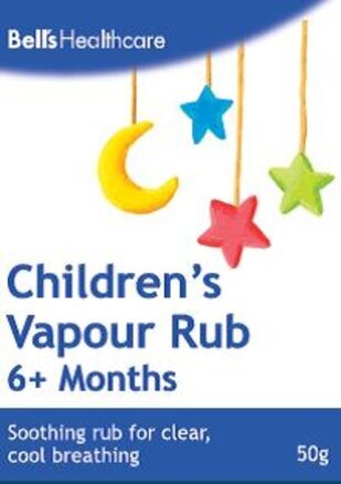 BELL'S OTC medicines cough & cold remedies children's vapour rub 50g