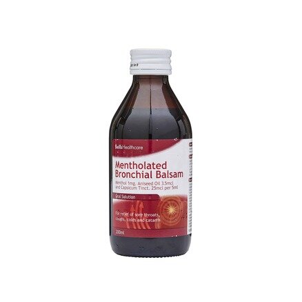 BELL'S OTC medicines cough & cold remedies mentholated bronchial balsam 0.0035ml/0.025ml/1mg/5ml 200ml