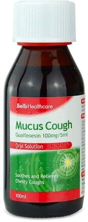 BELL'S OTC medicines cough & cold remedies mucus cough 100mg 100ml