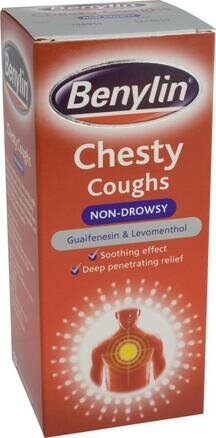 BENYLIN chesty cough non-drowsy 100mg/5ml/1.1mg/5ml 150ml