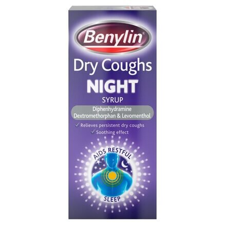 BENYLIN dry cough night syrup 6.5mg/5ml/14mg/5ml/2mg/5ml 150ml