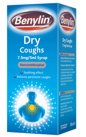 BENYLIN dry cough syrup 7.5mg/5ml 150ml