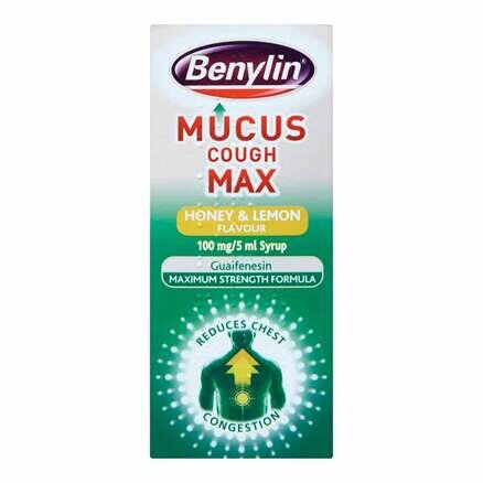 BENYLIN mucus cough max honey & lemon 100mg/5ml 150ml