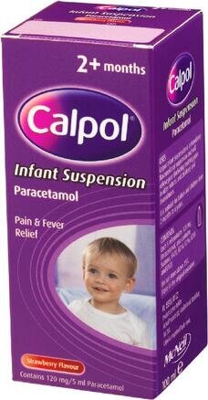 CALPOL infant suspension, original 120mg/5ml 100ml