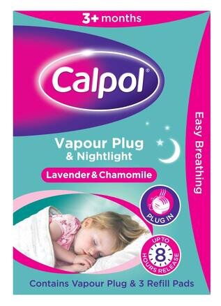 Calpol Vapour Plug In & Nightlight - Lavender & Chamomile