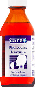 CARE OTC medicines cough & cold pholcodine linctus 5mg/5ml 200ml