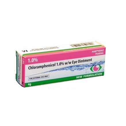 Chloramphenicol Infected Eyes 1% w/w Eye Ointment 4g