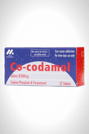 Co-codamol 8mg/500mg - 32 tablets