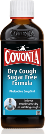 COVONIA dry cough formula s/f 5mg/5ml 150ml