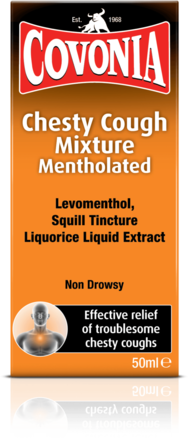 COVONIA menthol cough mixture expectorant /4mg/ 50ml