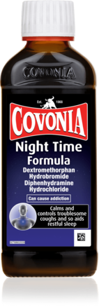 COVONIA night time formula 6.65mg/10mg 150ml