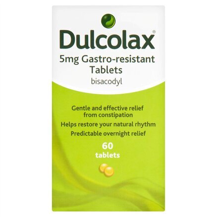 Dulcolax 5mg Gastro-Resistant Tablets - 60 Tablets