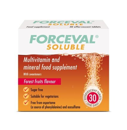 Forceval Multivitamin Soluble - 30 Tablets