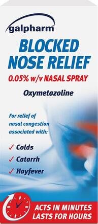 GALPHARM blocked nose relief spray 0.05% w/v 15ml