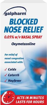 GALPHARM nasal decongestant spray 0.05% w/v 15ml