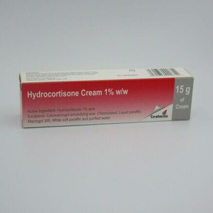 Hydrocortisone 1% Cream - 15 g