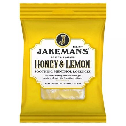 JAKEMANS menthol lozenges honey & lemon 160g