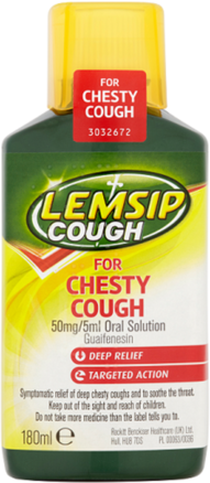 LEMSIP cough chesty cough oral solution 50mg/5ml 180ml
