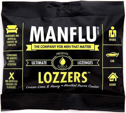 MANFLU lozzers lemon-lime & honey  50g