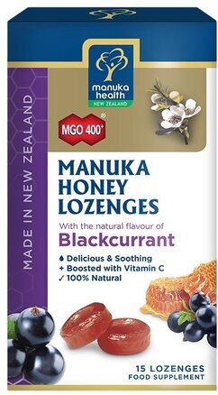 MANUKA HEALTH lozenges blackcurrant MGO400+ 65g 15