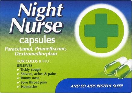 Night Nurse Cold and Flu Relief -10 Capsules