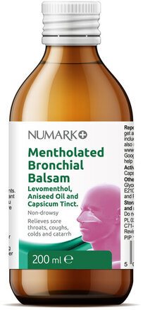 NUMARK OTC medicines bronchial balsam mixture 200ml