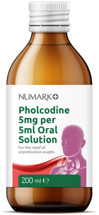 NUMARK OTC medicines pholcodine linctus 5mg/5ml 200ml