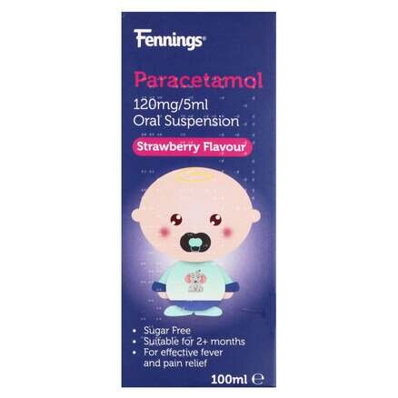 Paracetamol 120 mg/5 ml Oral Suspension 2 Months Plus