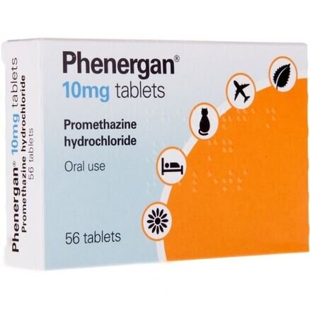 Phenergan 10mg - 56 Tablets