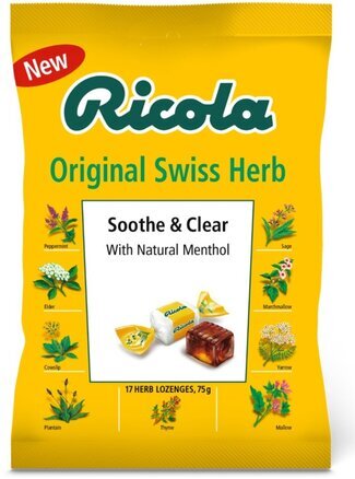 RICOLA soothe & clear original herb 75g