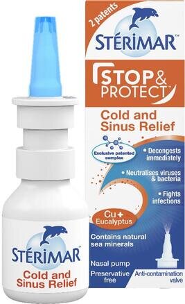 STERIMAR stop & protect cold & sinus relief nasal spray 20ml