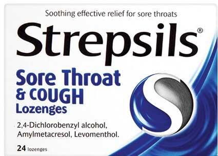 STREPSILS lozenge sore throat & cough  24