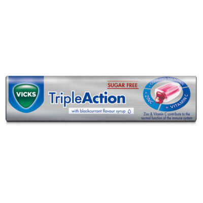 VICKS throat sweets triple action  12