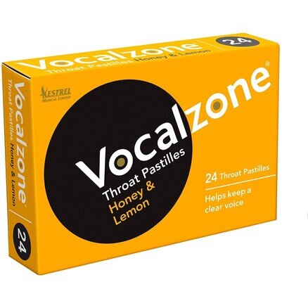 VOCALZONE throat pastilles honey & lemon  24